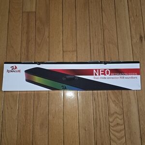 Red Dragon GS515 RGB Desktop Soundbar, 2.0 Channel Stereo Computer Speaker